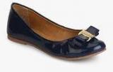 Carlton London Navy Blue Bow Belly Shoes women