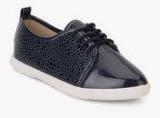 Carlton London Navy Blue Casual Sneakers Women