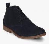 Carlton London Navy Blue Derby Boots Men