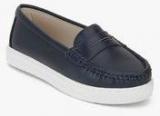 Carlton London Navy Blue Moccasins Shoes women