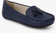 Carlton London Navy Blue Slip On Moccasins women