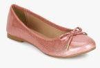 Carlton London Peach Solid Ballerinas Women