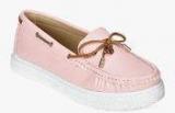 Carlton London Pink Bow Moccasins women