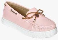 Carlton London Pink Bow Moccasins women