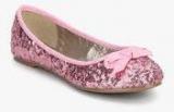 Carlton London Pink Embellished Belly Shoes girls