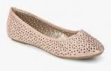 Carlton London Pink Lazer Cut Belly Shoes Women