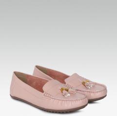 Carlton London Pink Synthetic Regular Loafers women