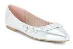 Carlton London Silver Solid Ballerinas Women