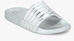 Carlton London Silver Solid Sliders Women