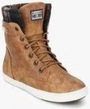 Carlton London Tan Ankle Length Boots men