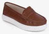 Carlton London Tan Lifestyle Shoes Women