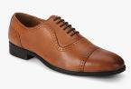 Carlton London Tan Oxfords Formal Shoes Men