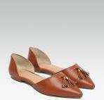 Carlton London Tan Solid Ballerinas Women