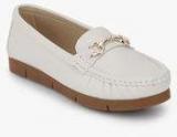 Carlton London White Moccasins Shoes women