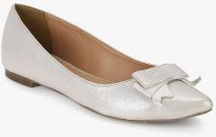 Carlton London Women Beige Solid Ballerinas