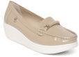 Carlton London Women Beige Solid Wedges