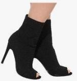 Catwalk Black Ankle Length Boots Women