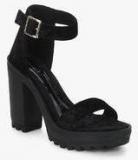 Catwalk Black Ankle Strap Sandals women