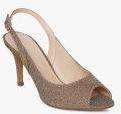 Catwalk Copper Toned Solid Pumps Women