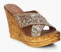 Catwalk Golden Glitters Wedges women