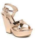 Catwalk Rose Gold Solid Sandals Women