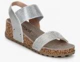 Catwalk Silver Glitter Sandals Women