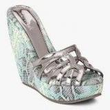 Catwalk Silver Metallic Wedges women