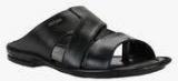 Cefiro Black Slippers Men