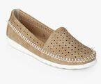 Ceriz Beige Slip On Sneakers Women