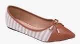 Ceriz Brown Belly Shoes Women