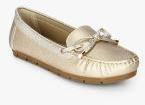 Ceriz Golden Moccasins Women