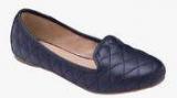 Ceriz Navy Blue Belly Shoes Women