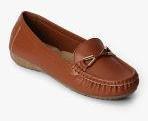 Ceriz Tan Moccasins Women