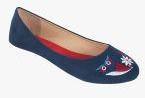 Chumbak Navy Blue Belly Shoes Women