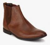 Clarks Bampton Top Tan Chelsea Boots Men