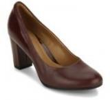 Clarks Basil Auburn Maroon Belly Shoes Women