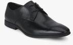 Clarks Black Leather Regular Derbys Men