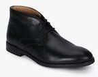 Clarks Black Solid Boots Men