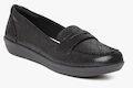 Clarks Black Synthetic Regular Loafers Women