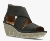 Clarks Black Wedges Women