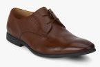 Clarks Brown Solid Derbys Men