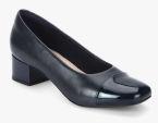 Clarks Chartli Diva Navy Blue Belly Shoes Women