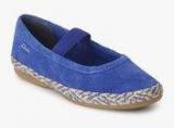 Clarks Dance Jump Blue Espadrille Belly Shoes girls