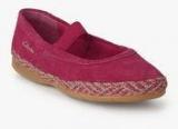 Clarks Dance Jump Fuchsia Espadrille Belly Shoes Girls