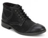 Clarks Delsin Top Black Boots Men