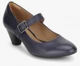 Clarks Denny Date Navy Blue Belly Shoes women