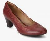 Clarks Denny Harbour Maroon Belly Shoes Women