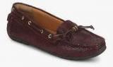 Clarks Dunbar Groove Wine Moccasins Women