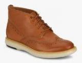 Clarks Flexton Tan Boots Men