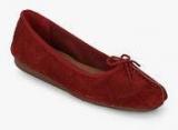 Clarks Freckle Maroon Belly Shoes Women